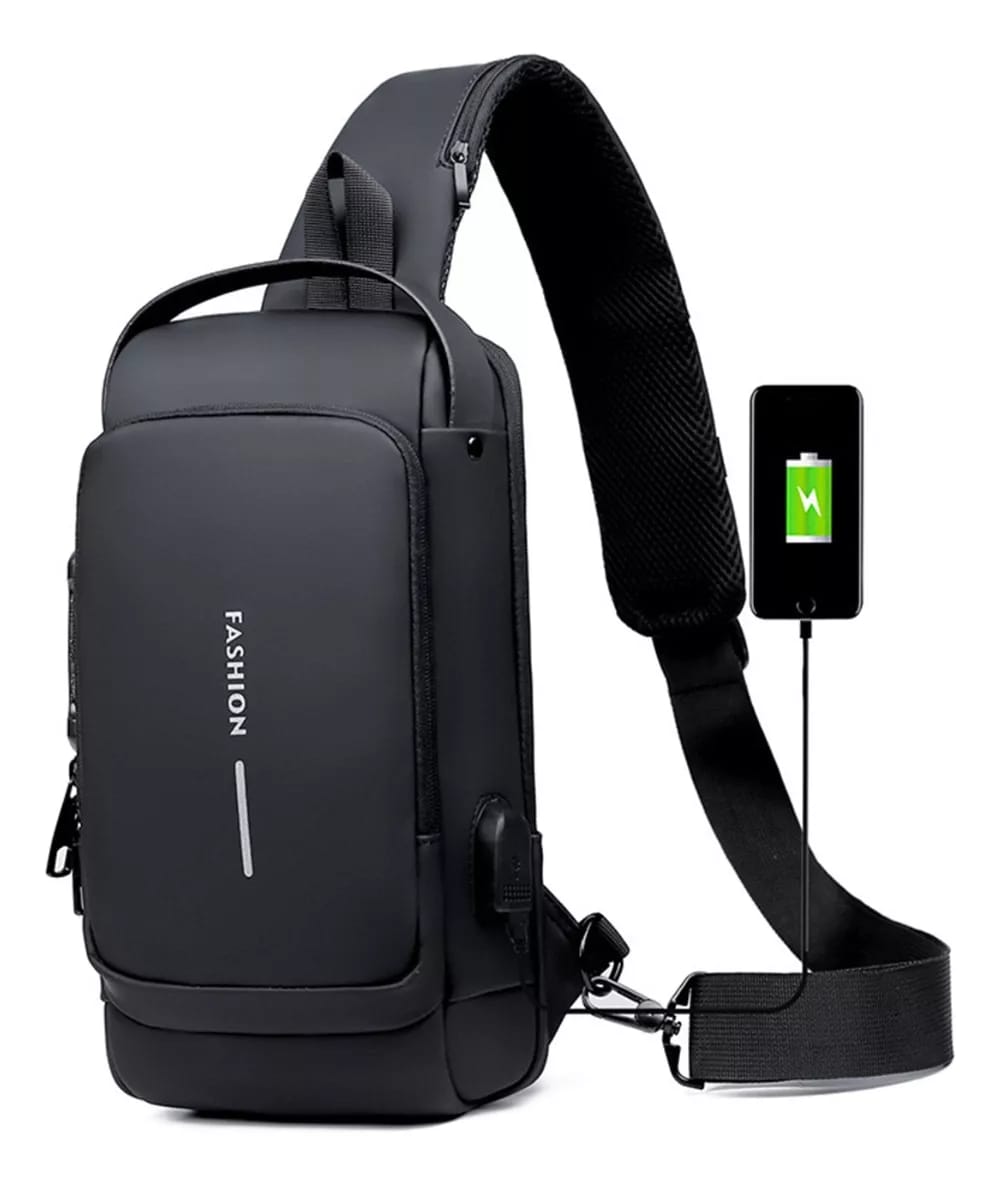😍BOLSO ANTIRROBO IMPERMEABLE MORRAL USB 😍