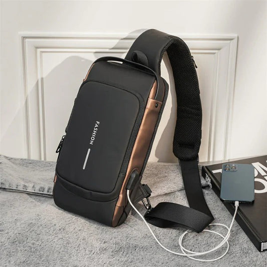 😍BOLSO ANTIRROBO IMPERMEABLE MORRAL USB 😍