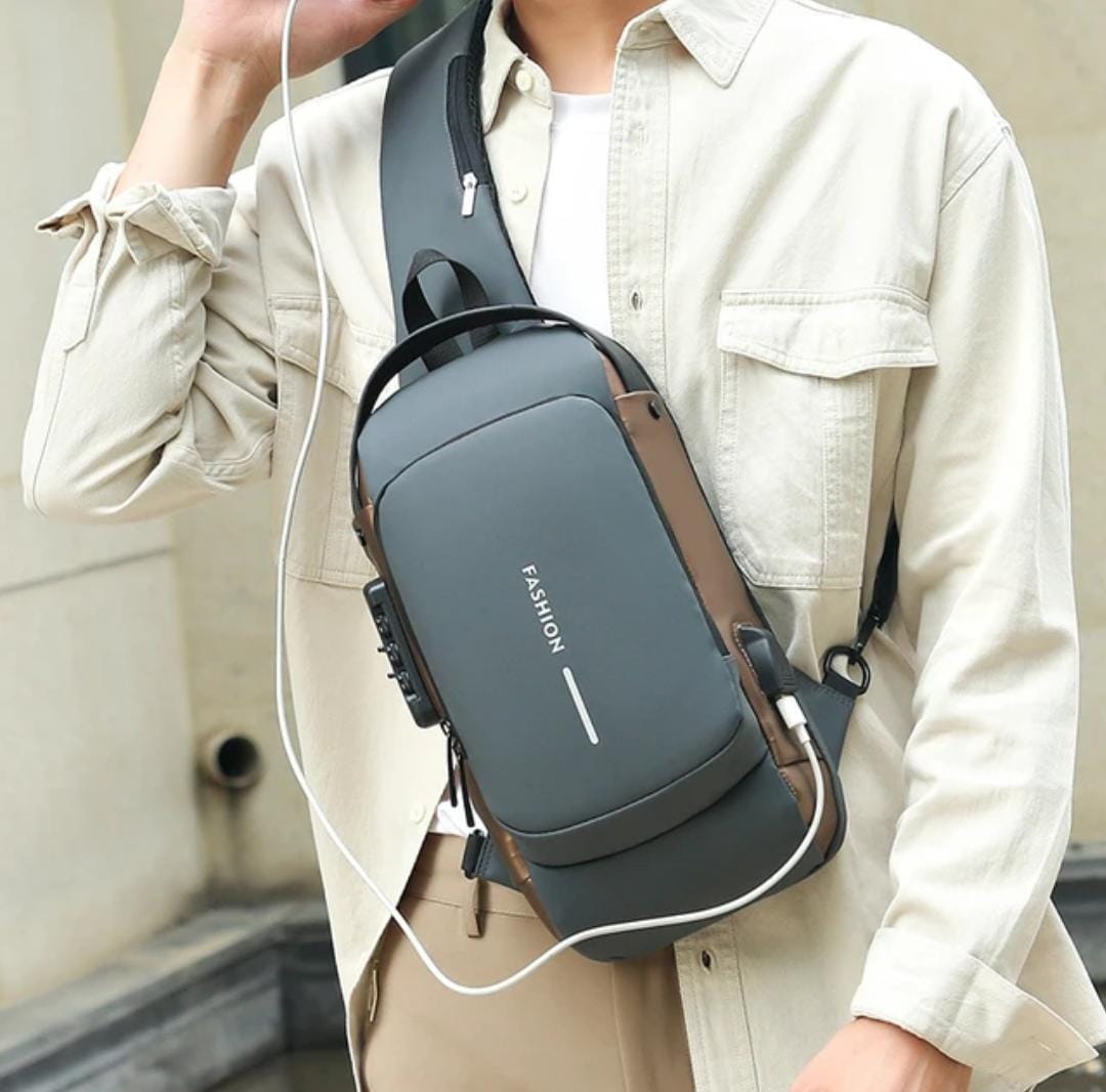 😍BOLSO ANTIRROBO IMPERMEABLE MORRAL USB 😍